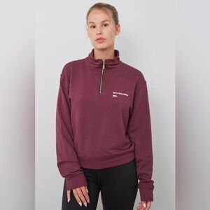 NWT good hYOUman It's a Beautiful Life Sweatshirt - Burgundy - XS
